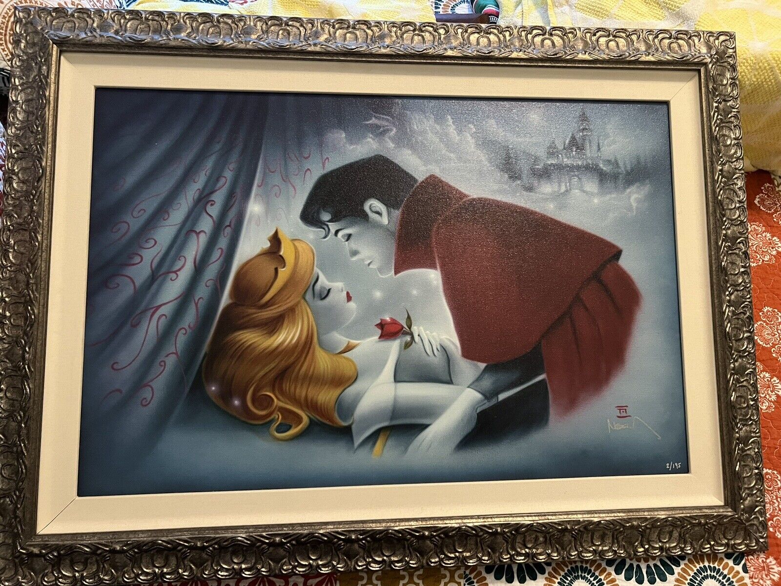 Disney Sleeping Beauty 18”x27” Awaking The Beauty- Disney Art By Noah-Signed
