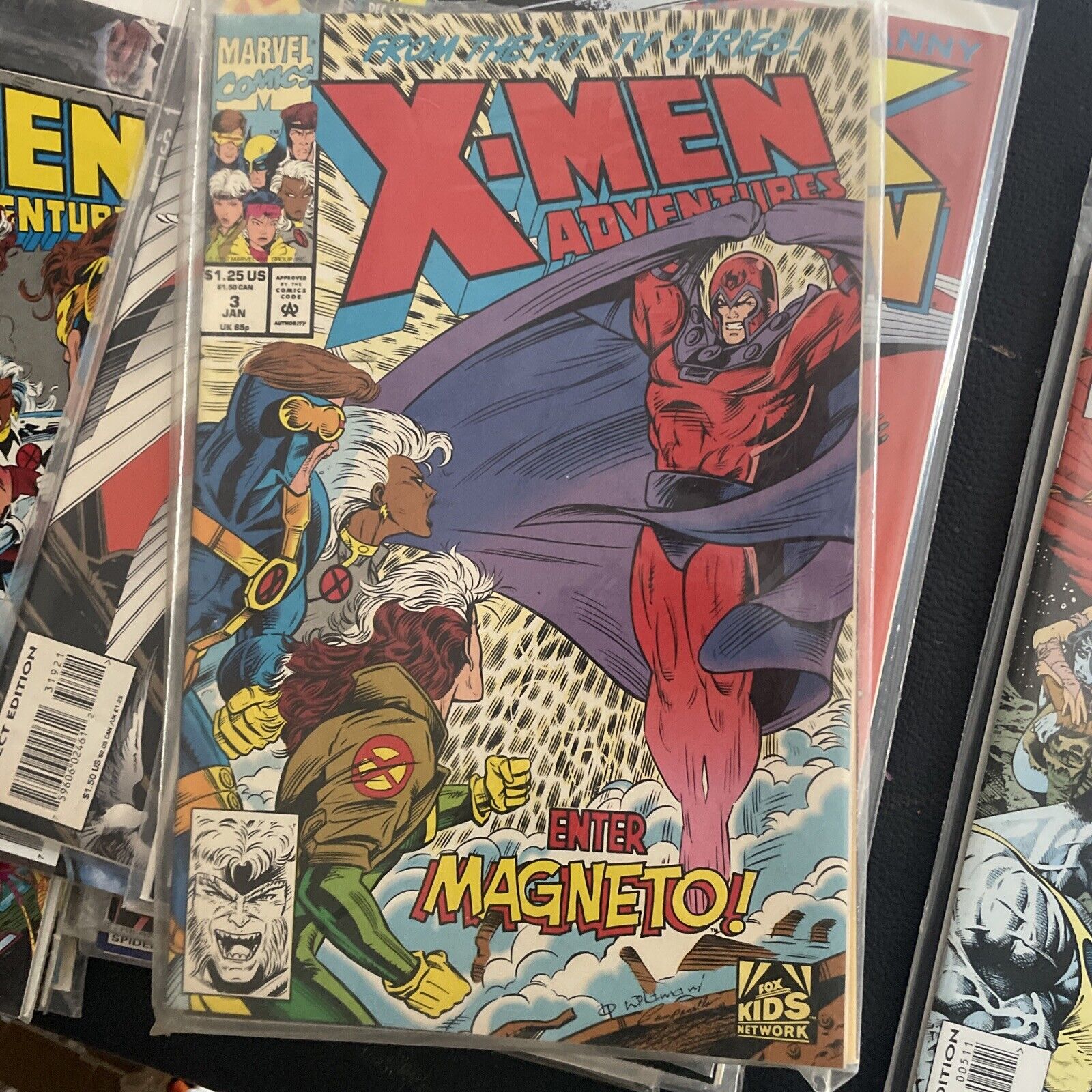 1992 Marvel Comics X-MEN ADVENTURES #3 Comic Book MAGNETO