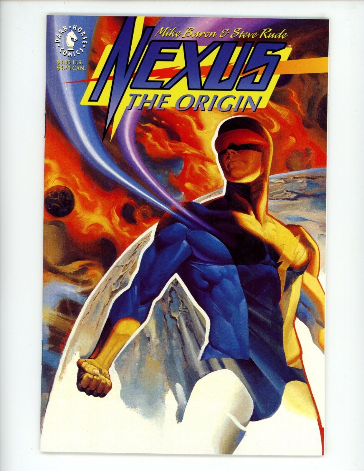 Nexus The Origin #1 Comic Book 1992 NM- Dark Horse Comics