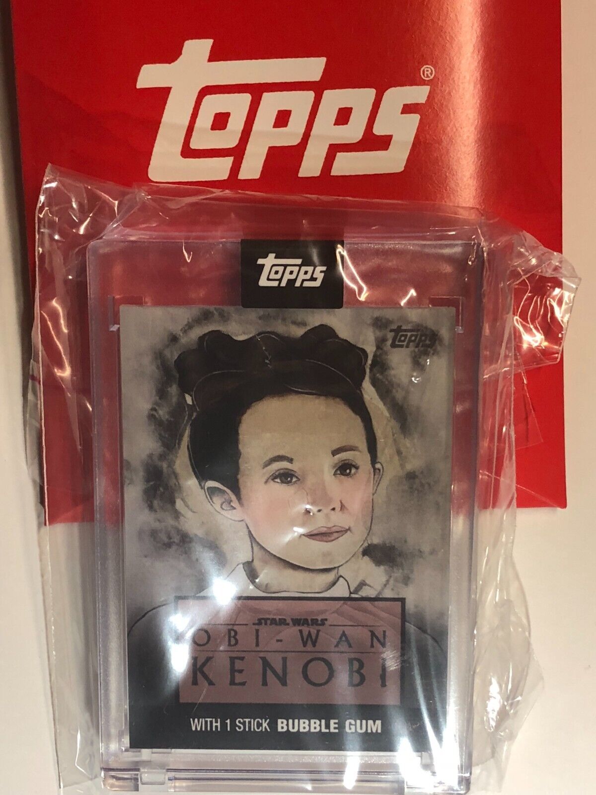 2022 Topps Star Wars Wrapper Art *Princess Leia Organa* #10 - Sealed - Mint 
