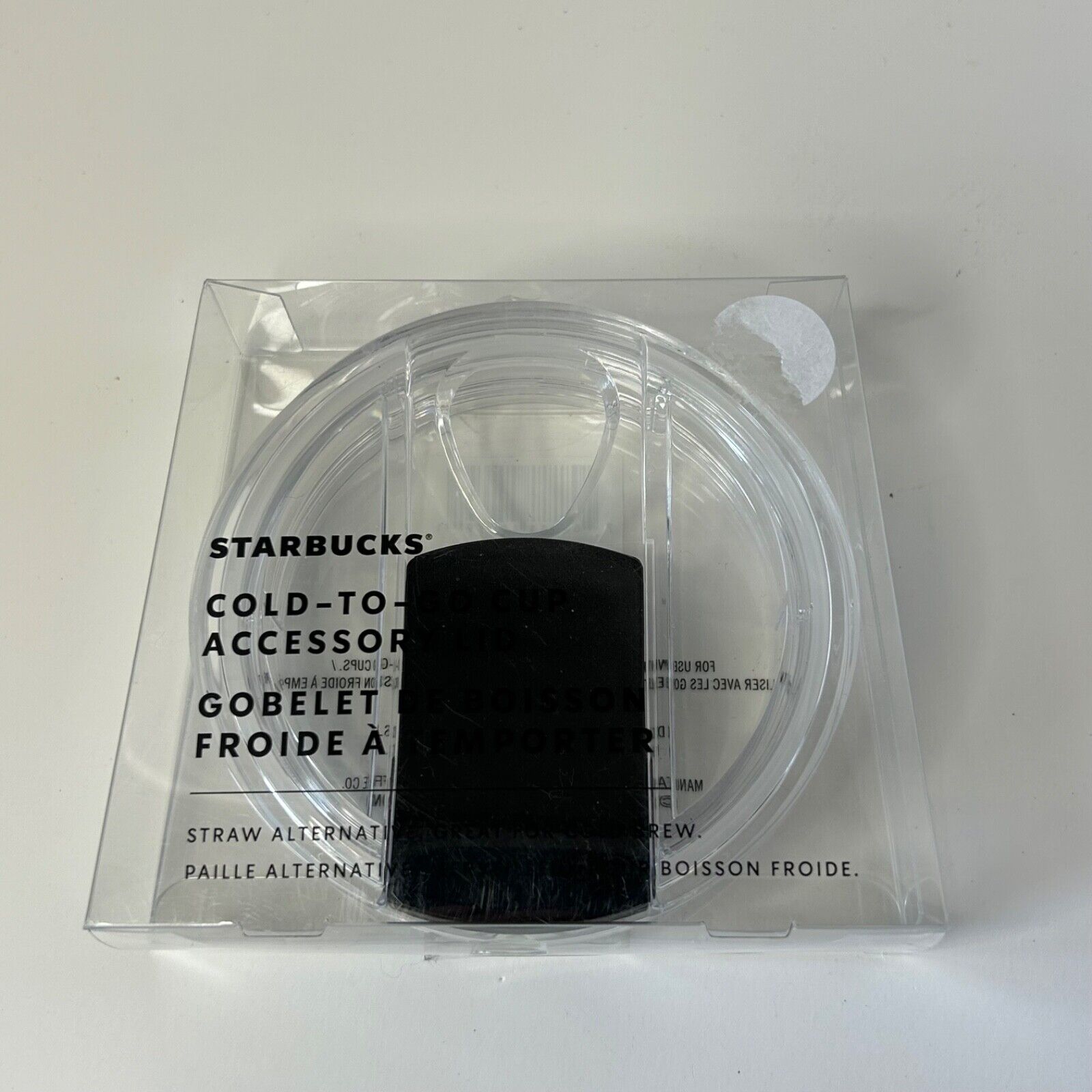 Starbucks Cold To Go Cup Replacement Lid 16 or 24oz Straw Alternative Sealed NEW