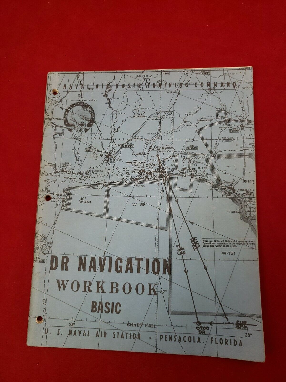 1950s Naval Basic Training Command Workbook Vintage Navy Book 