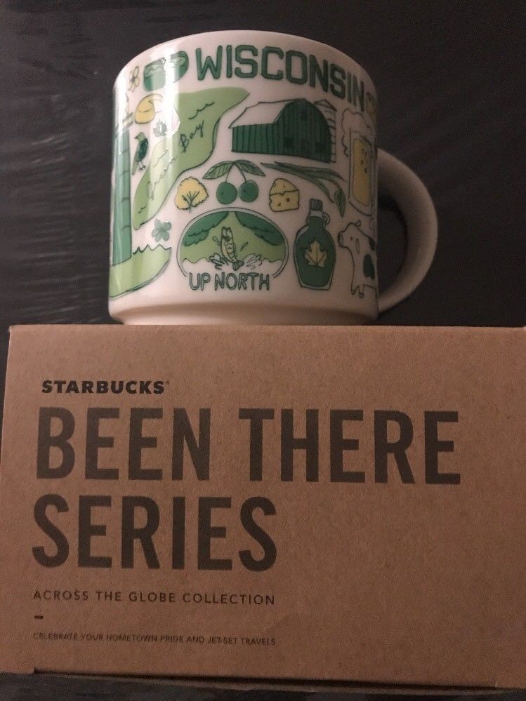 STARBUCKS BEEN THERE SERIES “WISCONSIN”   14 oz. MUG NEW IN BOX