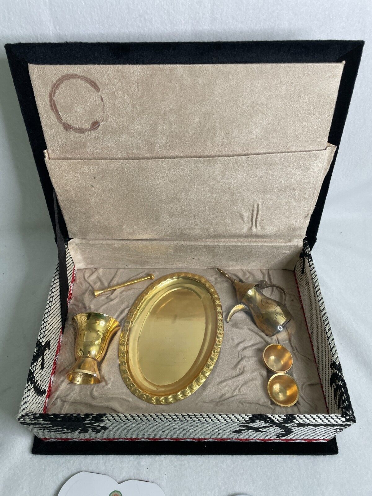 Batha Islamic Center Saudi Arabia Gift Set Vintage Copper Items & Publications