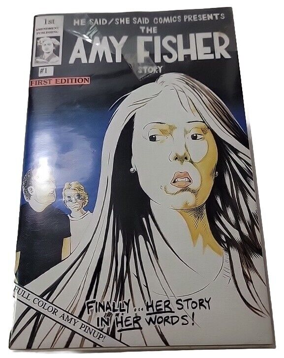 Vintage He Said She Said Comics #1, #2 Amy Fisher With Pin Up And Woody Allen 