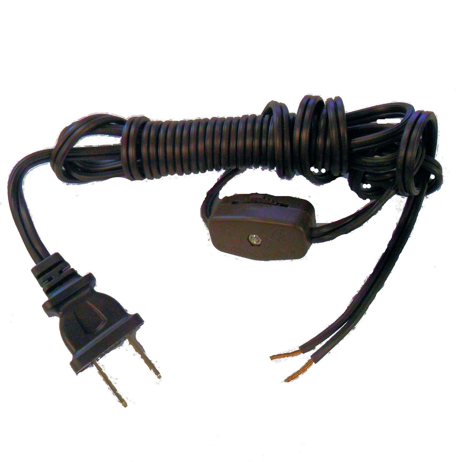 8\' Brown cord w/line switch      TR-2850