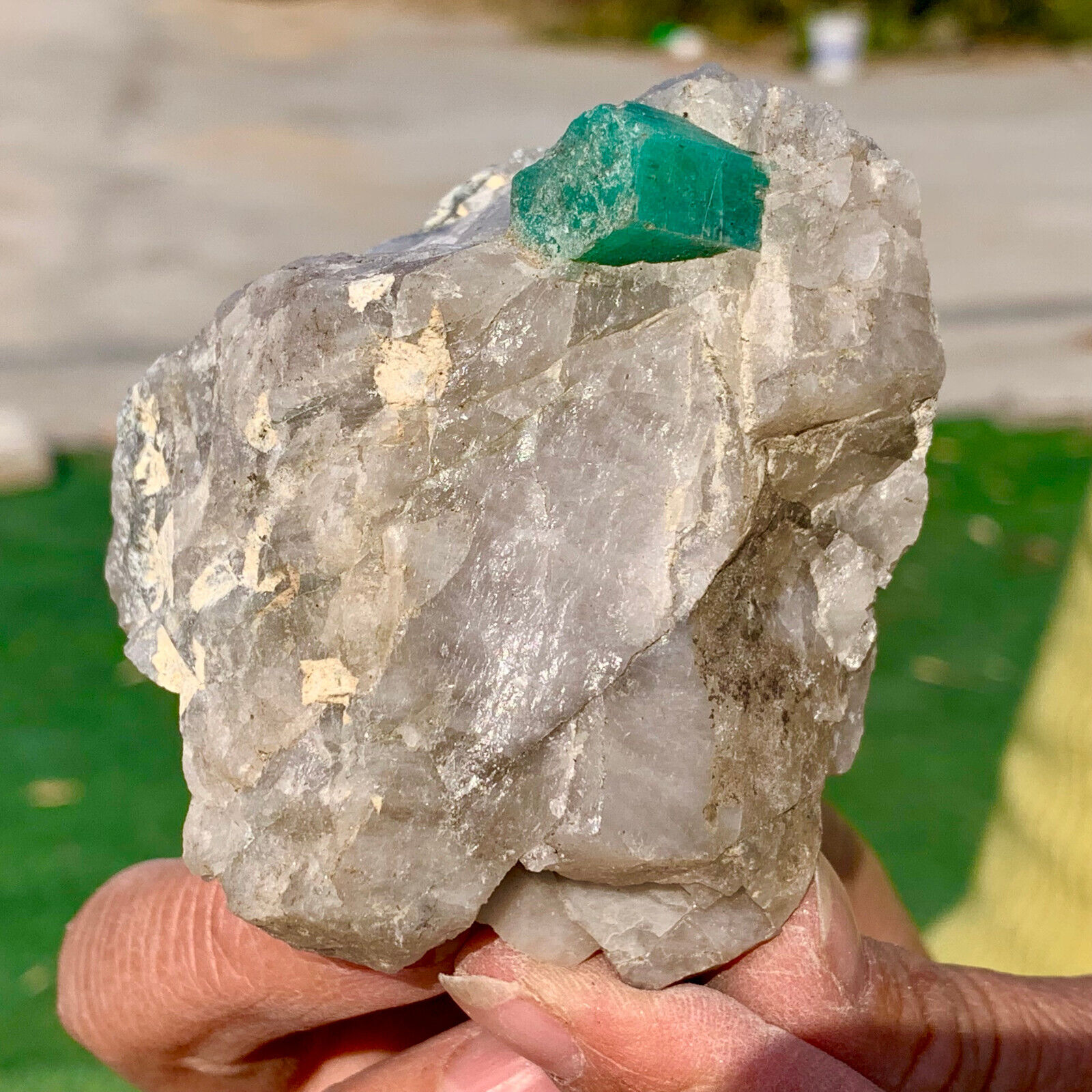 214G   Natural Rare Emerald Gem CrystalMineral Specimen/China