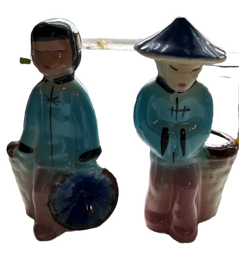 Vintage Chinese Figurines/ Planter Ceramic