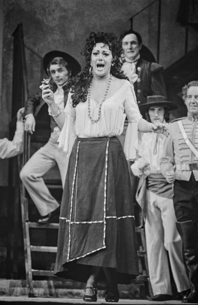 Tatiana Troyanos takes the lead role in \'Carmen\' Covent Garden OLD PHOTO