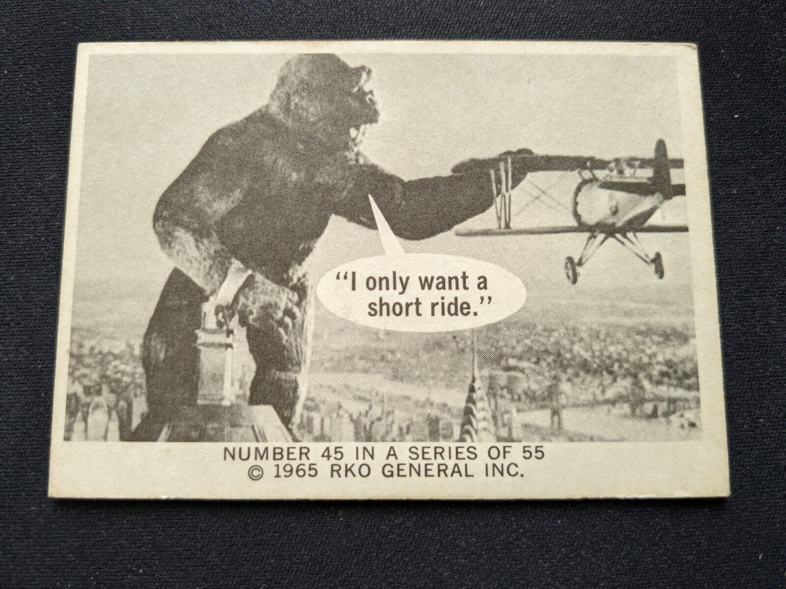 1965 Donruss King Kong Card # 45 \