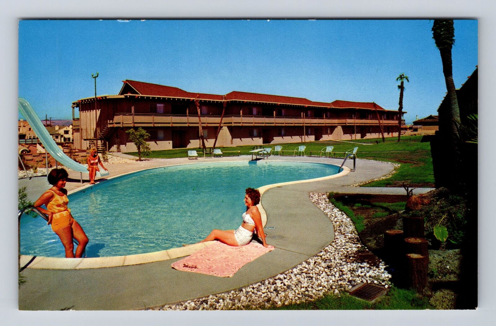 San Francisco CA-California, Coral Reef Motel, Advertising, Vintage Postcard