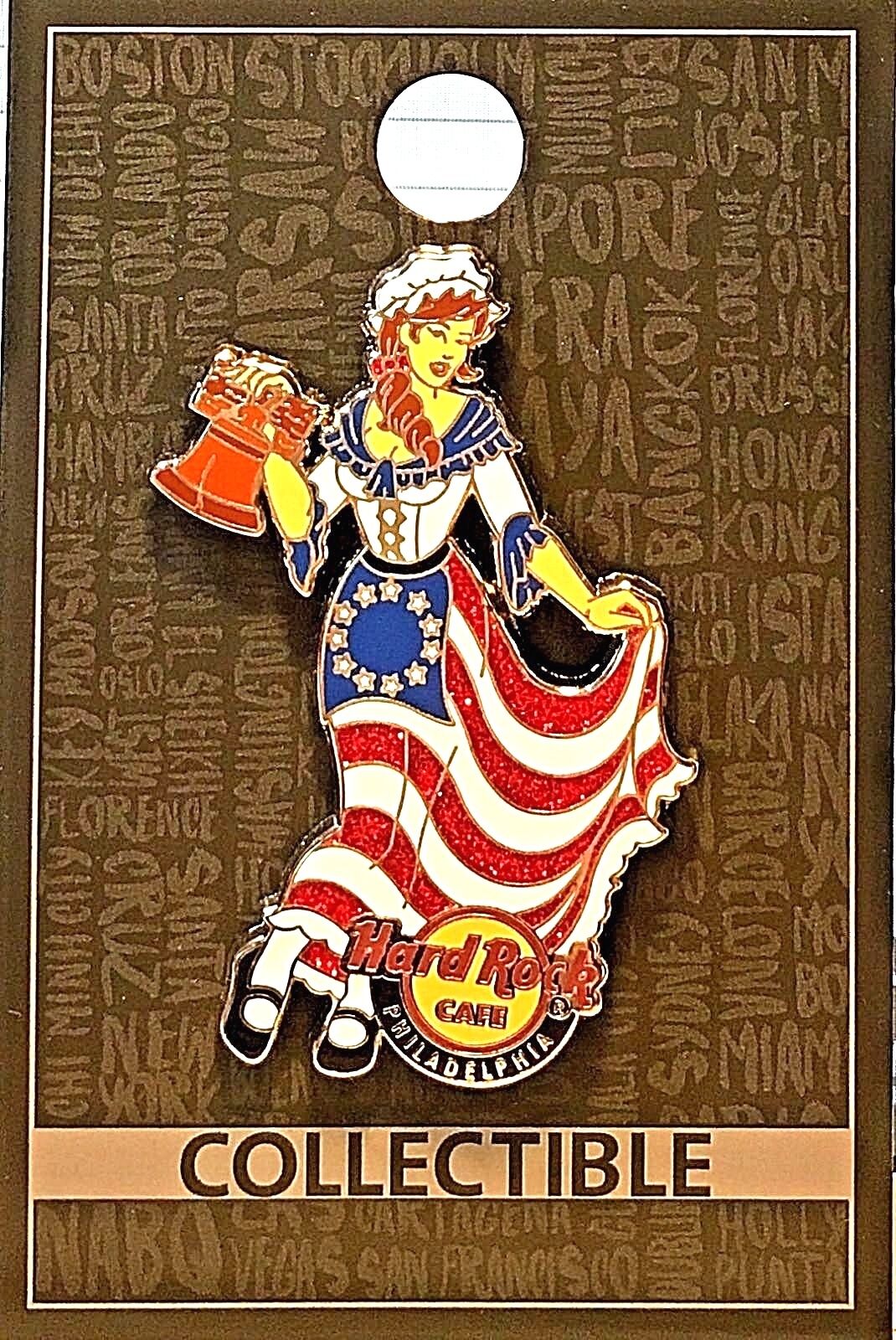 Hard Rock Cafe Philadelphia Core Betsy Ross Pin 2017 HRC LE Limited Edition New 