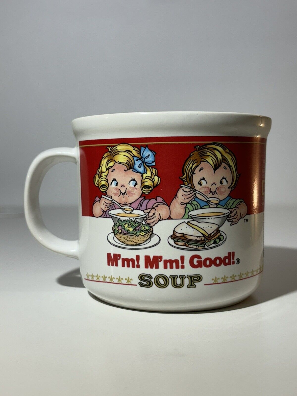 Vintage 1989 Campbell's Kids Ceramic Coffee Cup/mug. Soup Cup Advertisement