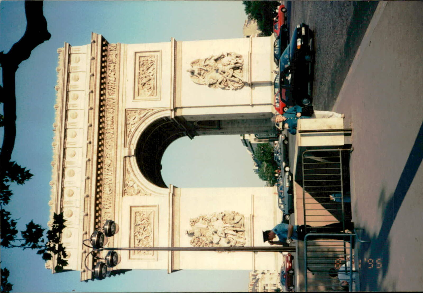 Vintage Found Photo Arc de Triomphe Arc of Triumph