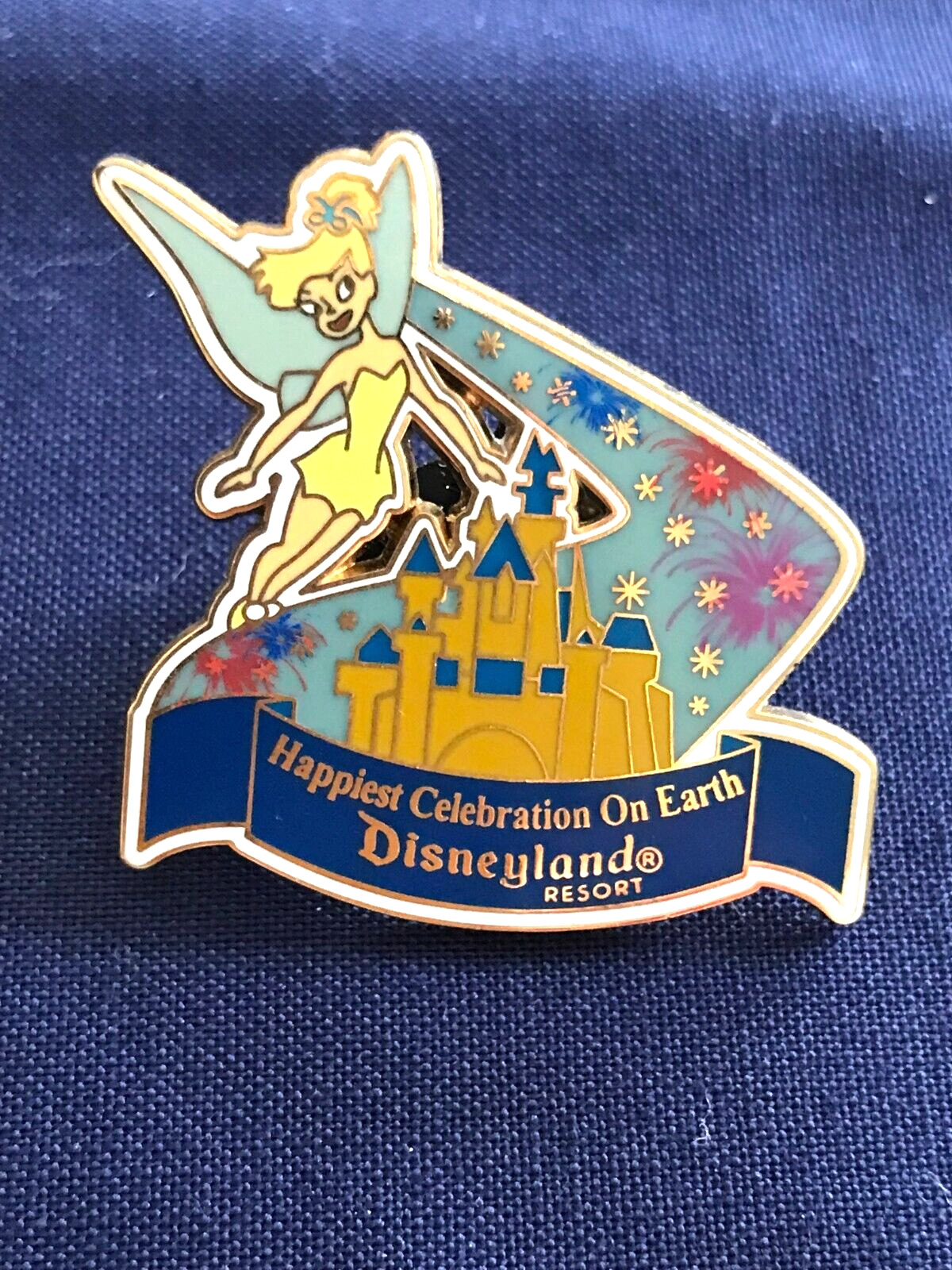 Rare Vintage Disneyland Tinkerbell Enamel Pin Hard to Find Promotional Item 2005