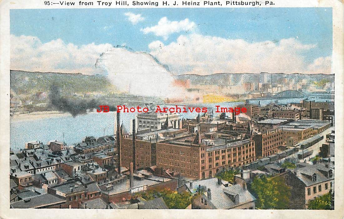 PA, Pittsburgh, Pennsylvania, Heinz Plant, Aerial View, 1932 PM