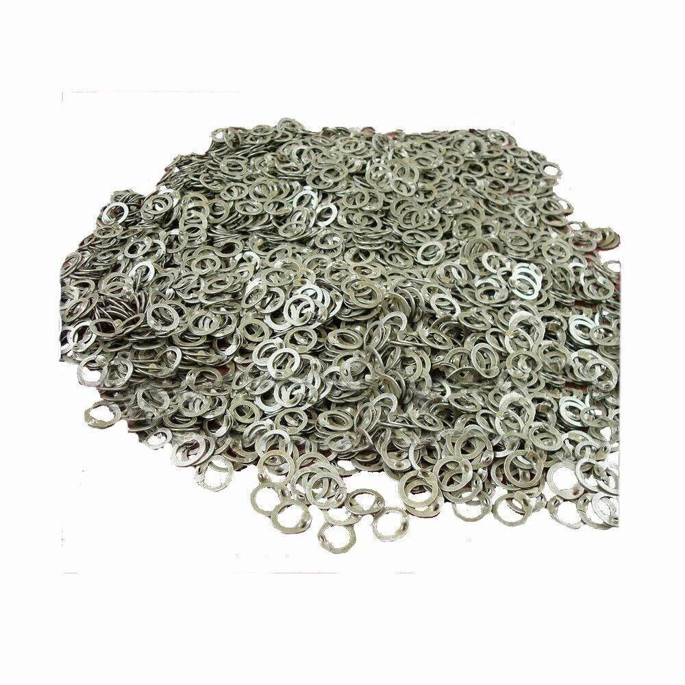 DGH® Medieval Battle Flat Riveted Chainmail Ring  10 MM 1000 pcs RS1788