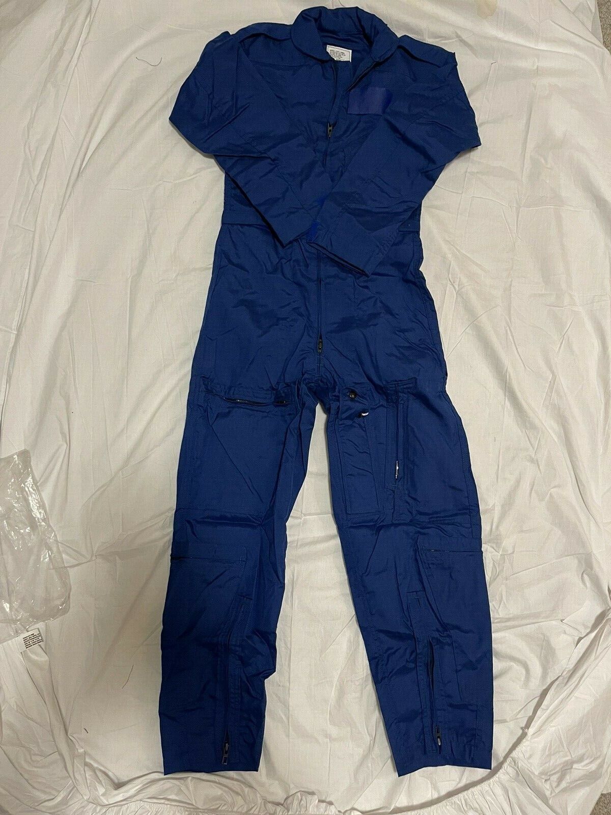 USAF Flyers Coverall ,Fire Resistant Aramid CWU-73P Blue size 32Short