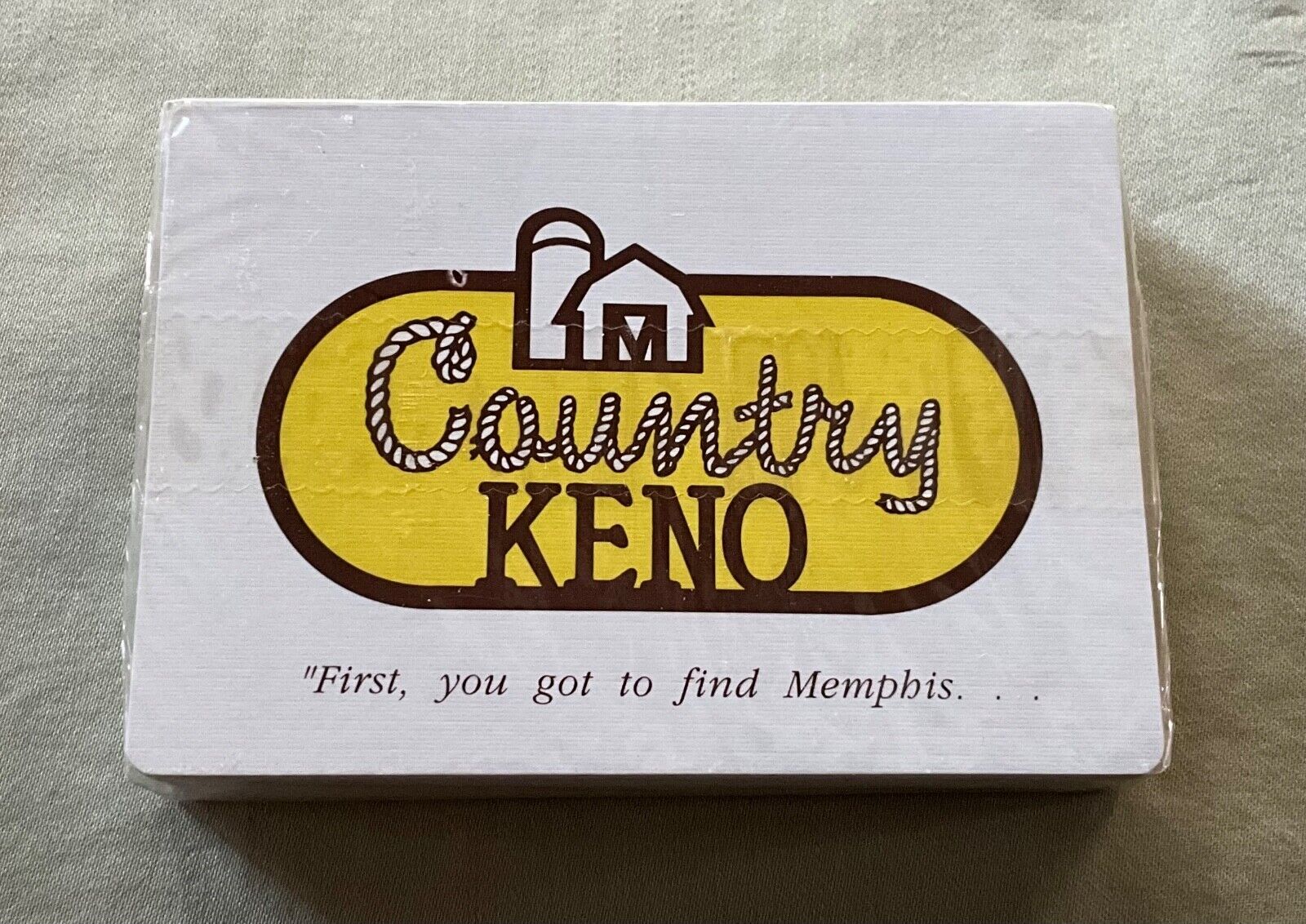 Vintage Hoyle “Country Keno Playing Cards” ~ Poker Size ~ Factory Sealed