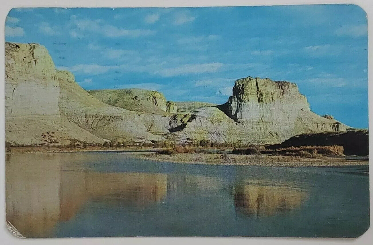 Postcard Toll Gate Rock Green River US30 Wyoming USA 3.5x5.5 inch 1961 A1