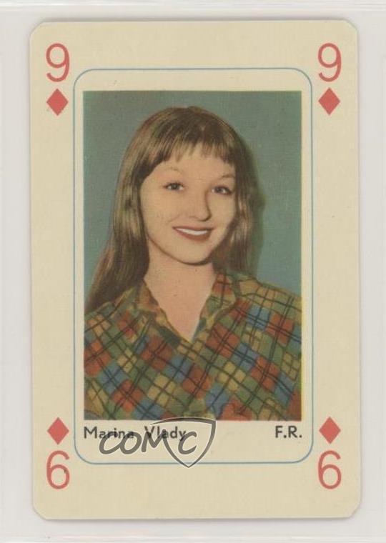 1959 Maple Leaf Playing Cards R 778-1 Marina Vlady 5hy