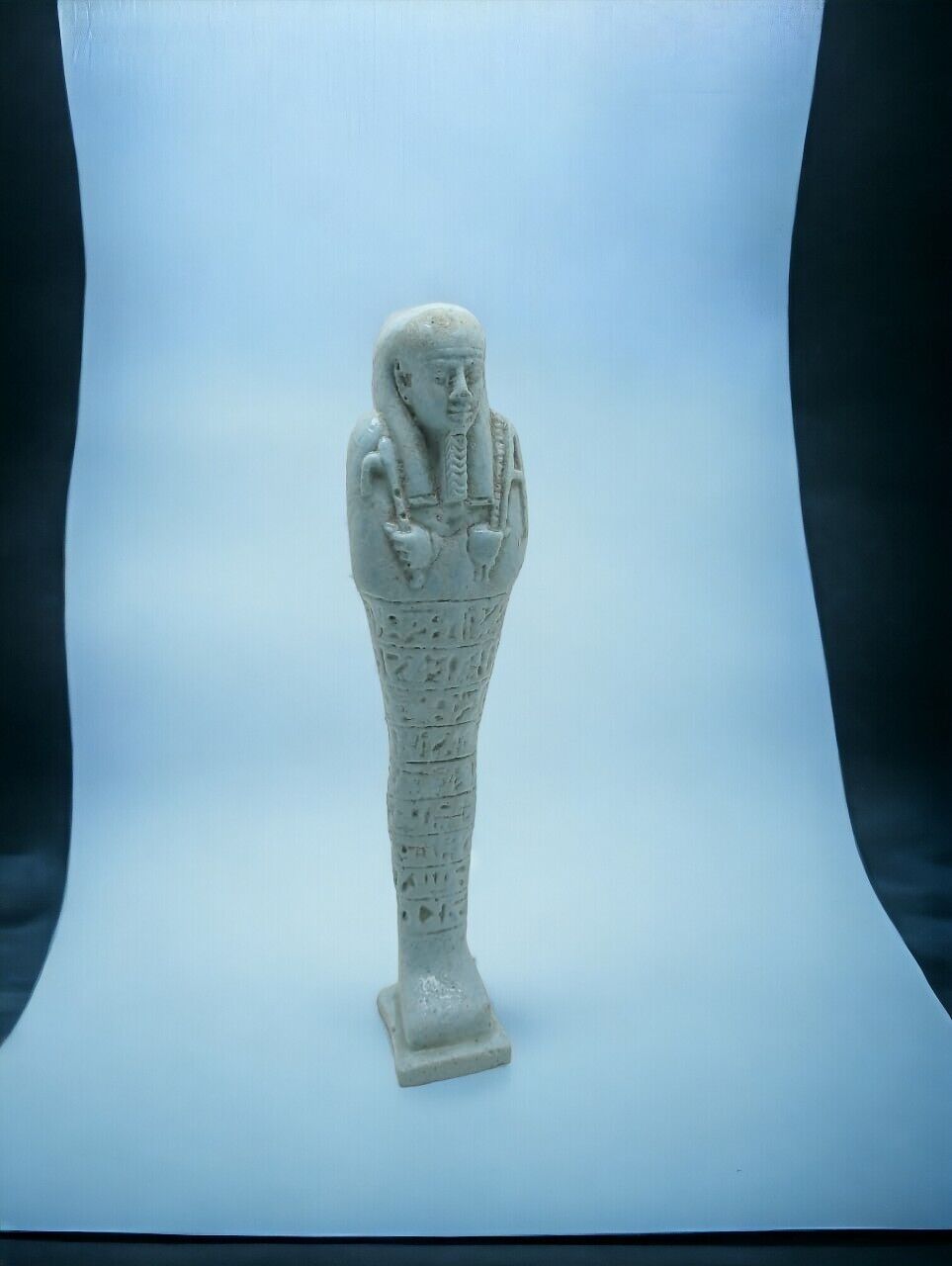 Egyptian Ushabti of Ancient Statue Antique Rare Pharaonic Unique Egyptian BC