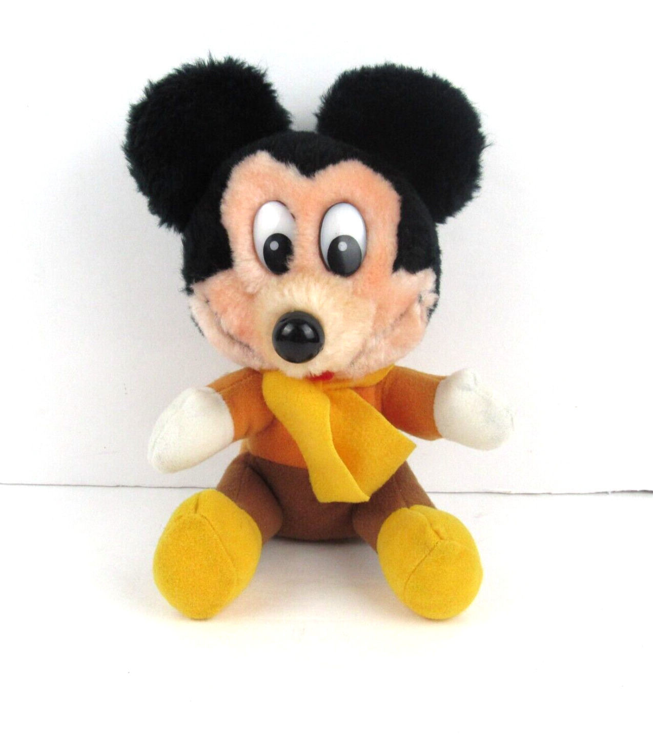Vintage Disney Mickey Mouse Christmas Carol Plush