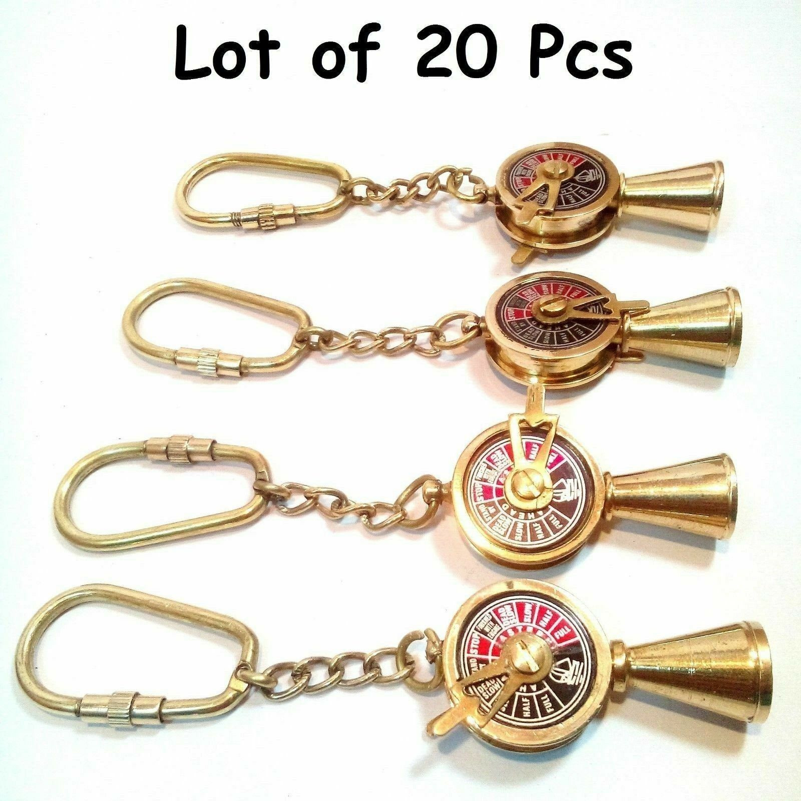 Lot of 20 Unit Handmade Vintage Marina Key Chain Telegraph polish gift Nautical