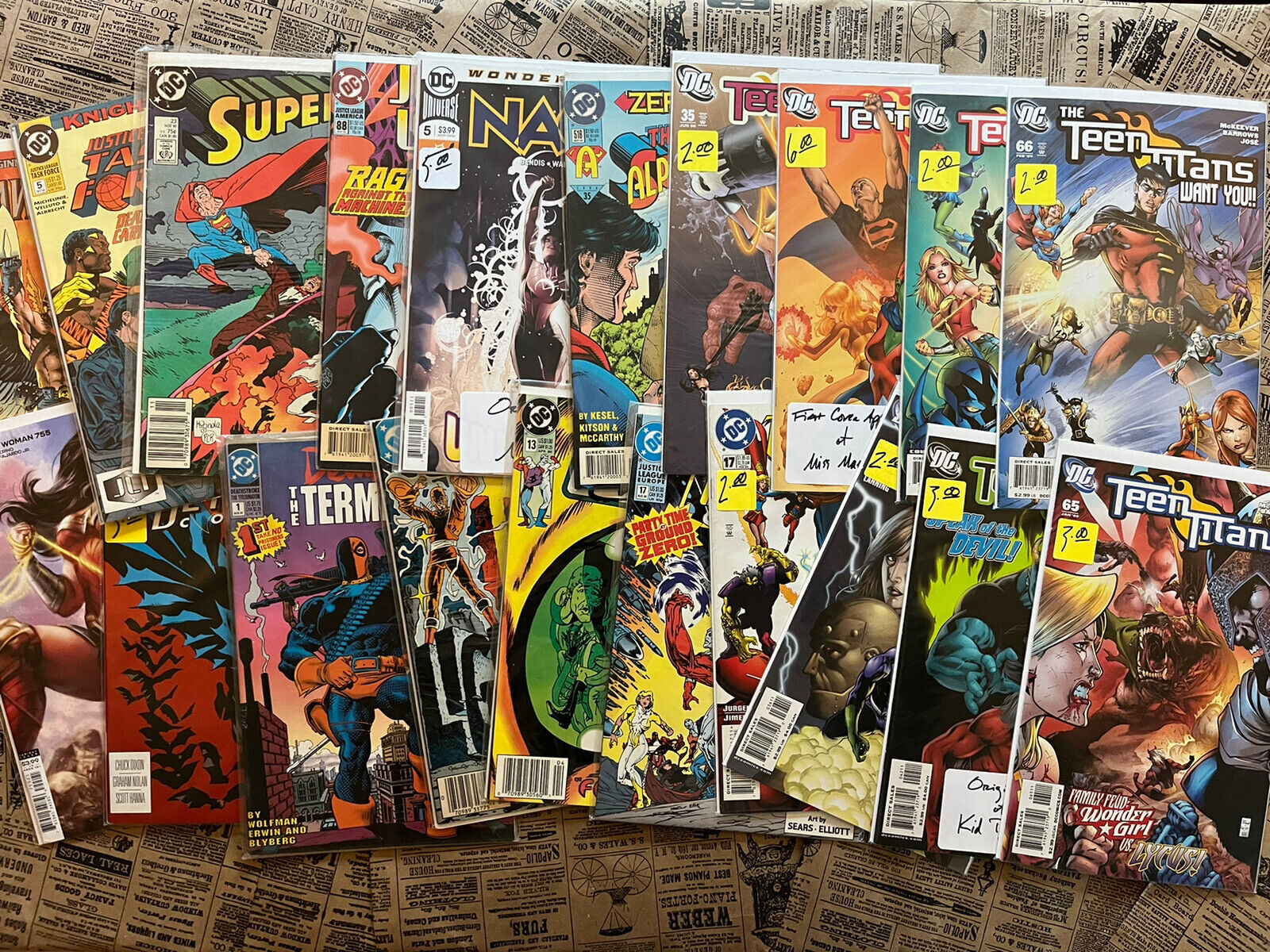 DC Comic Lot of 20 Ungraded
