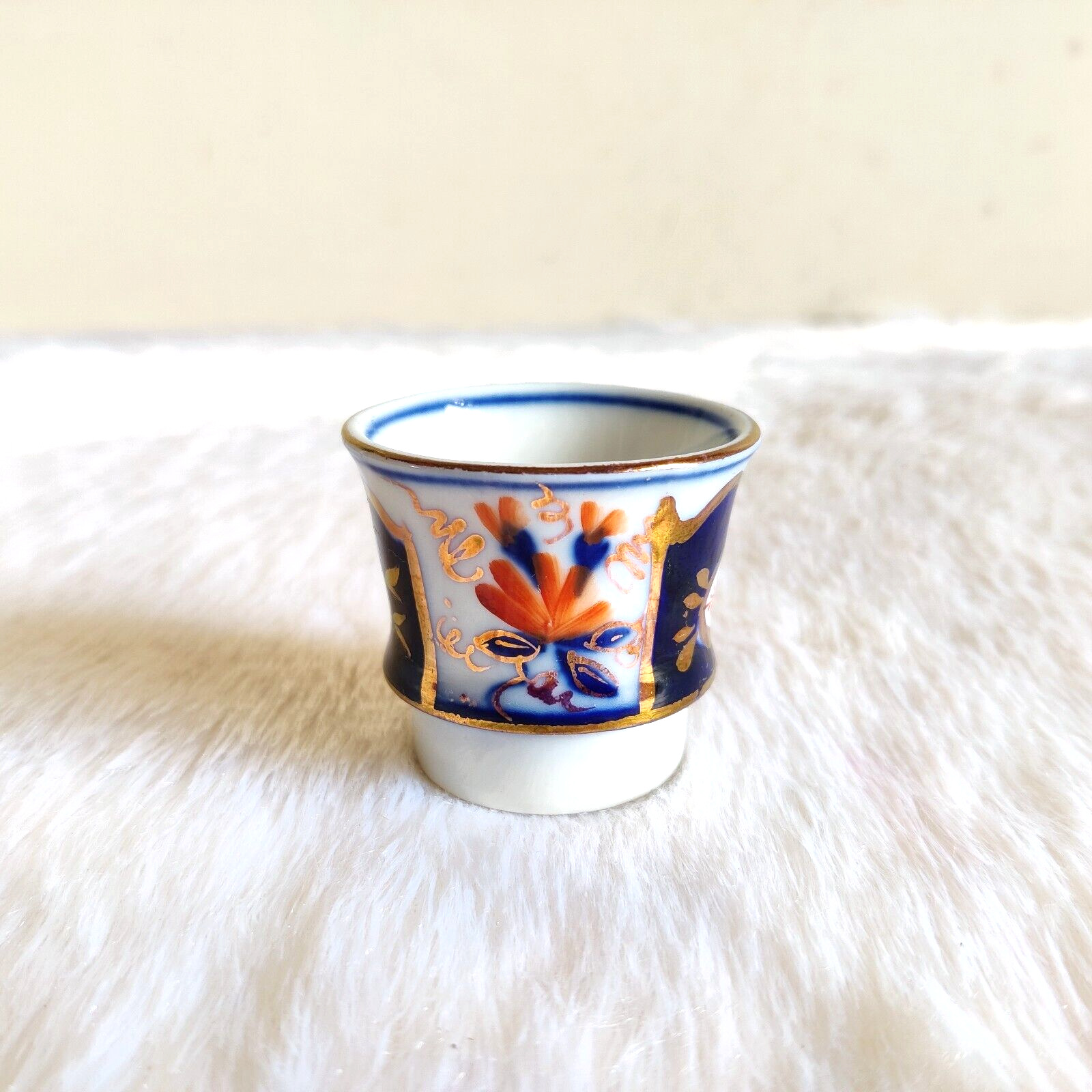 1930s Vintage Beautiful Miniature Enamelled Golden Work Porcelain Cup Japan C246