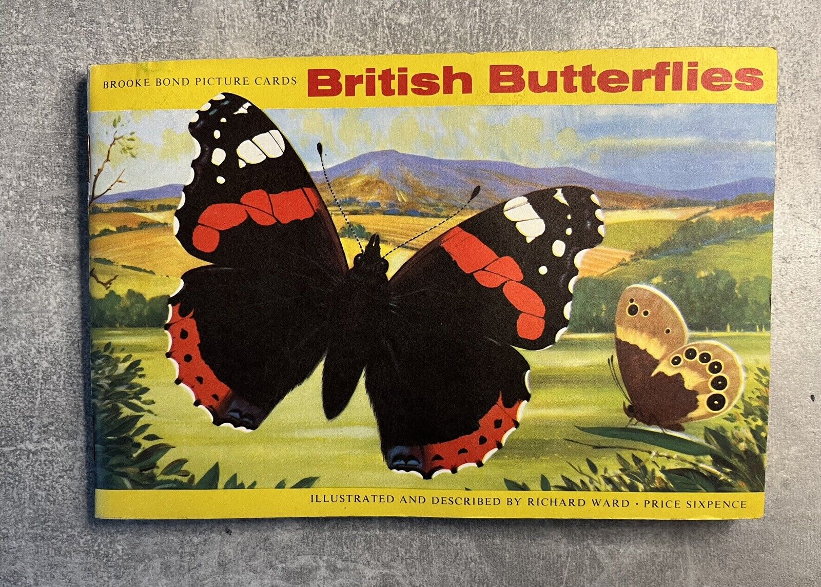 Brooke Bond - British Butterflies 1963 - 50 Tea Cards and Album Complete