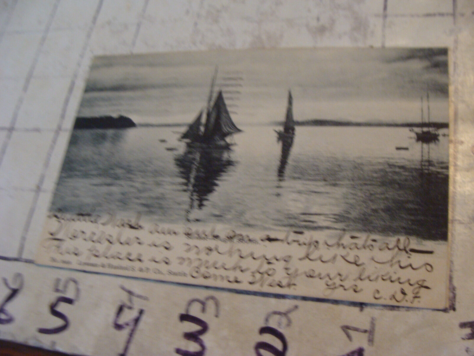 Orig Vint post card 1906 lowman & hanford s & p co Seattle Washington