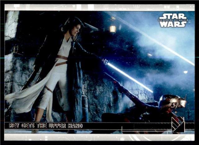 2020 Topps Rise of Skywalker Series 2 Base #32 Rey Gets the Upper Hand