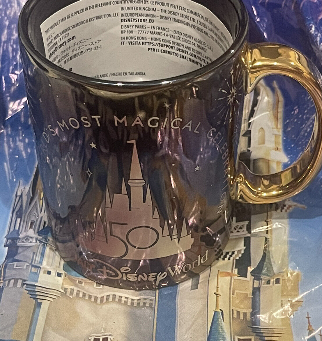 Disney 50th Anniversary The Most Magical Celebration Mug New In Hand