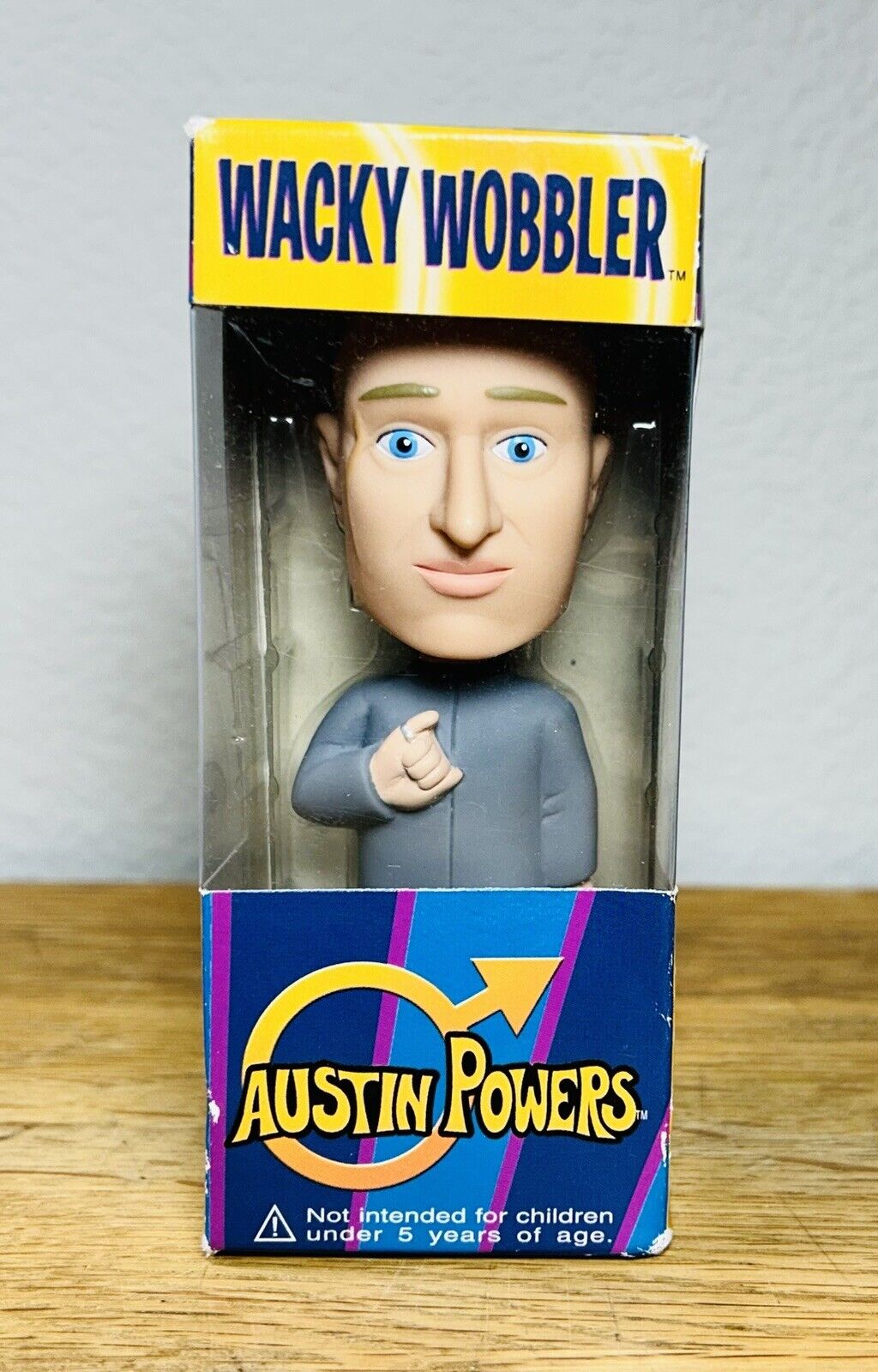 Wacky Wobbler Austin Powers Dr. Evil Mini Me Funko Vintage 2002 NIB Rare
