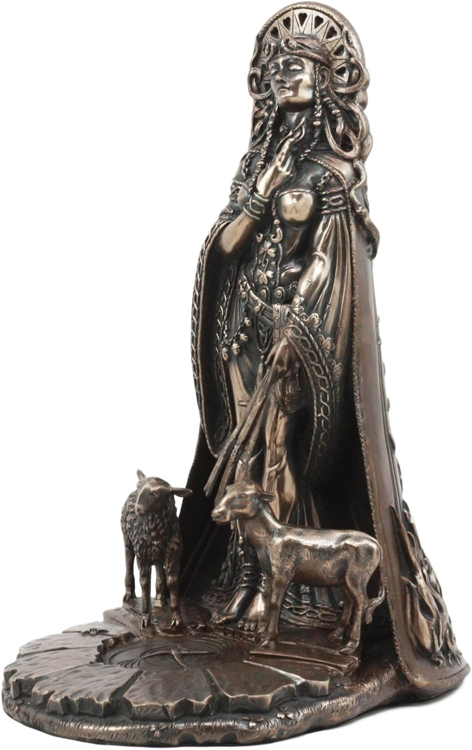 Gifts & Decor Ebros Celtic Goddess of Fire Brigid Statue Patroness of Hope Poetr