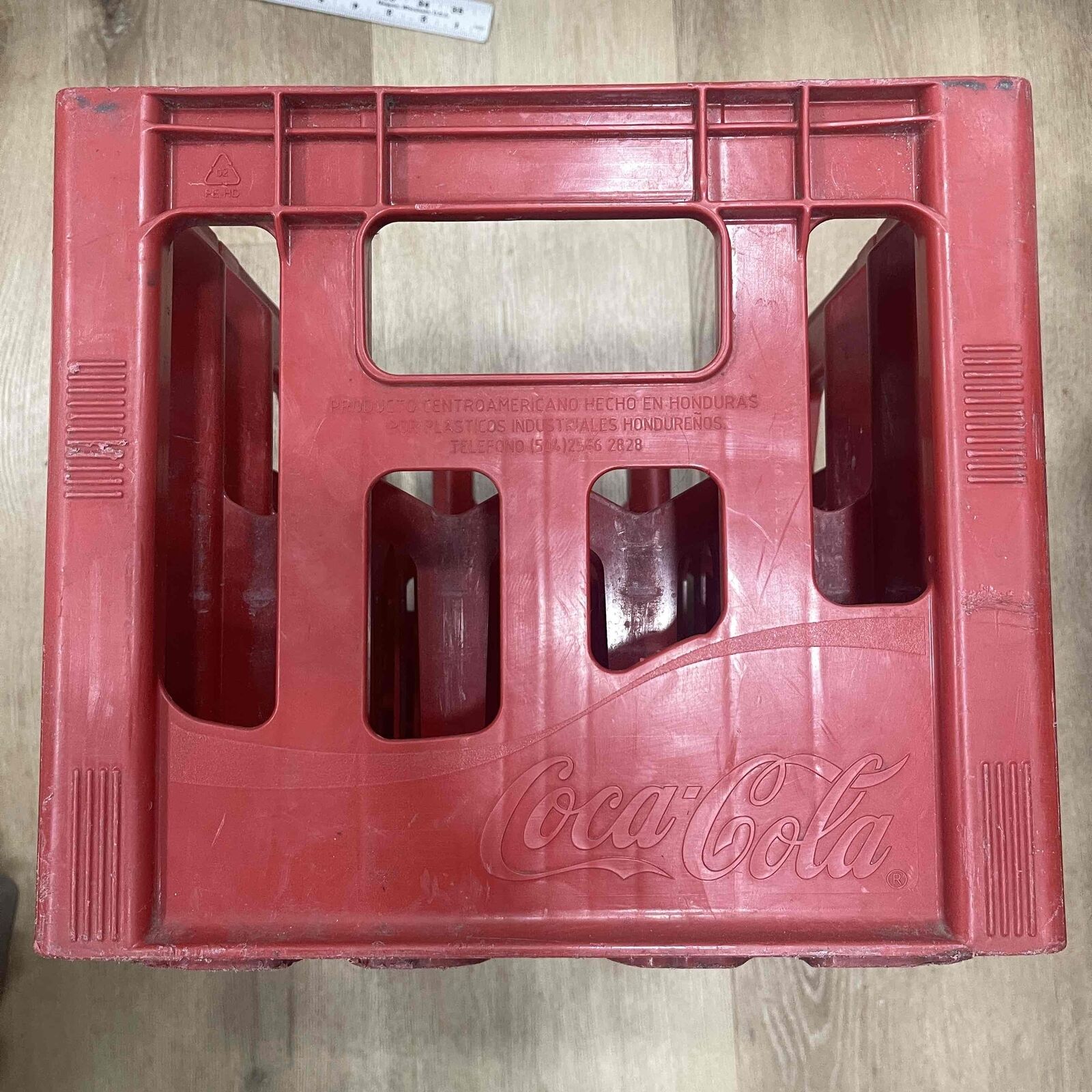 Coca-Cola Crate Red Plastic Vintage Coca-Cola Logo Stackable Bottles