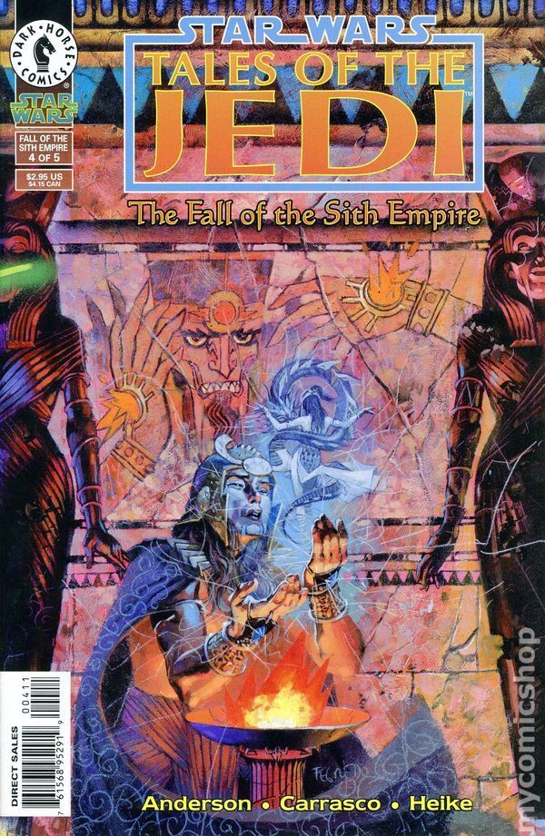 Star Wars Tales of the Jedi Fall of the Sith Empire #4 FN 1997 Stock Image