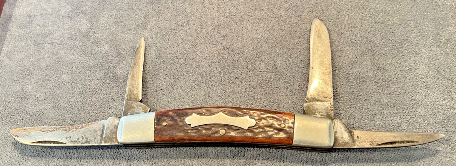 Vintage John Primble Belknap Hardware Mfg Co 4 blade Congress knife--548.24