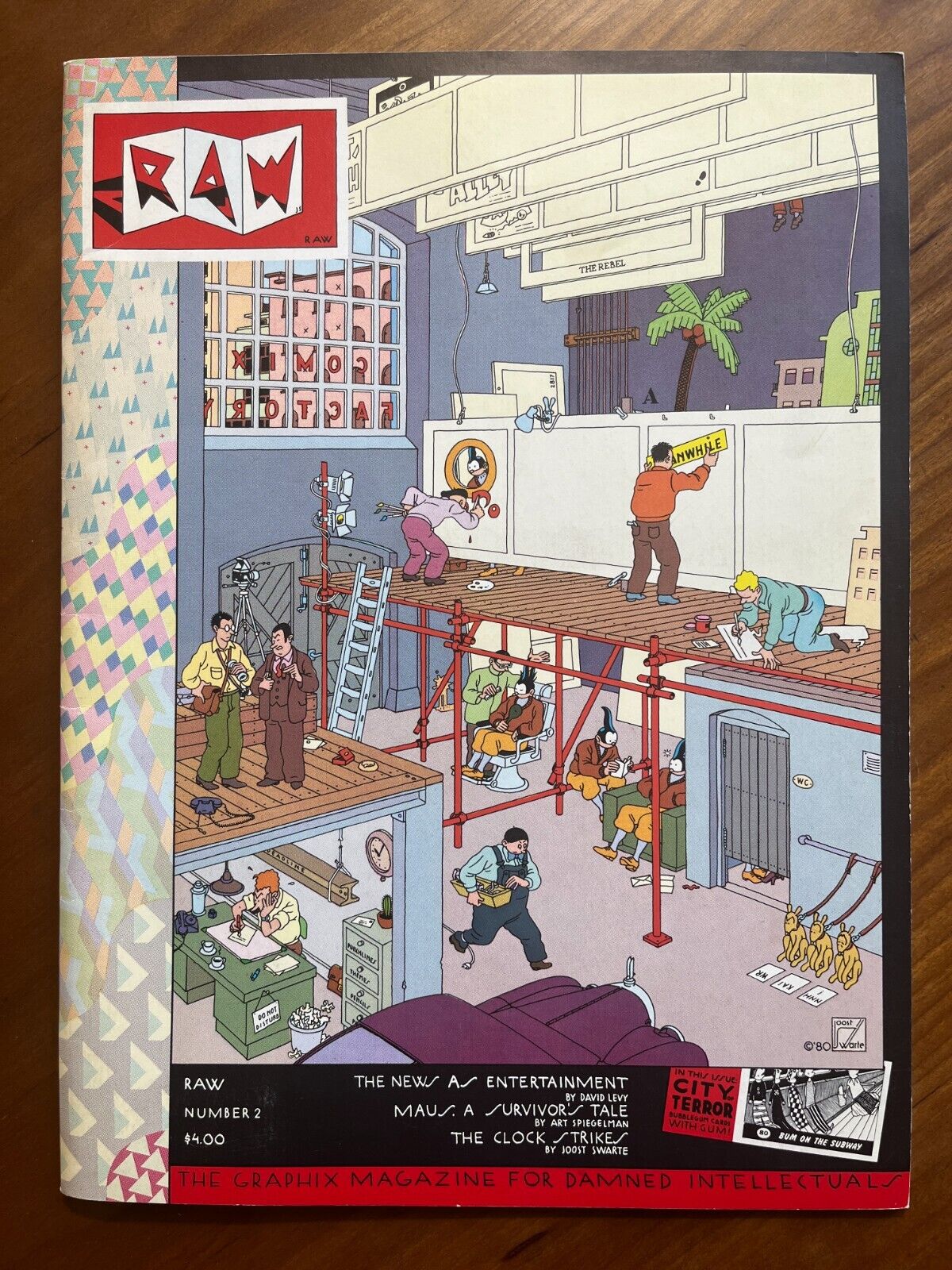 RAW GRAPHIX Magazine Vol 1, No 2 w/first issue of Art Spiegelman\'s MAUS 1980