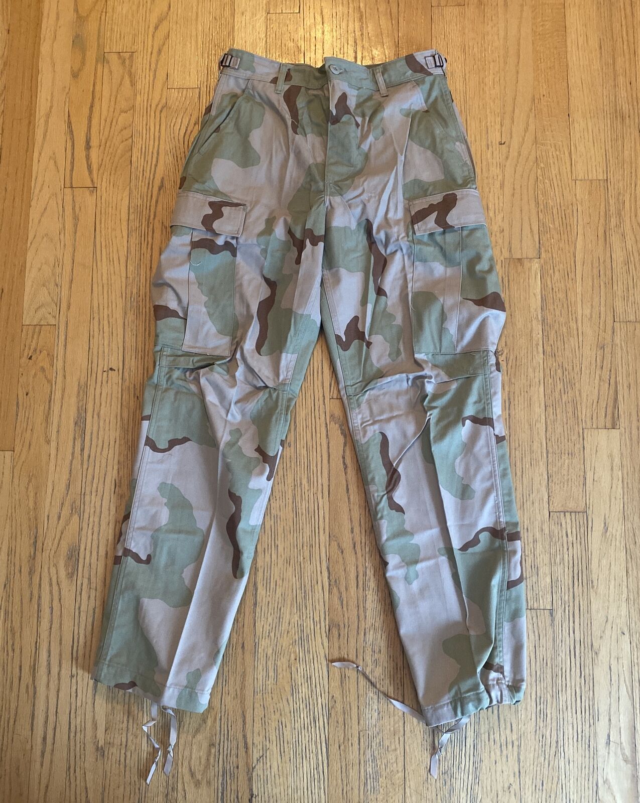 NEW USGI Military Desert Camo BDU DCU Trousers Pants Cotton/Nylon SMALL REGULAR