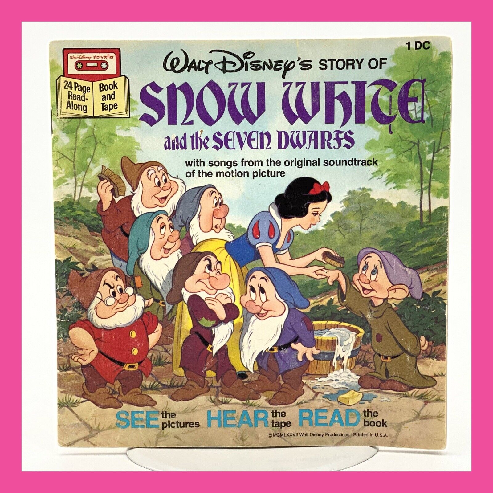 ❤️Vintage Walt Disney Snow White & The Seven Dwarfs Book❤️