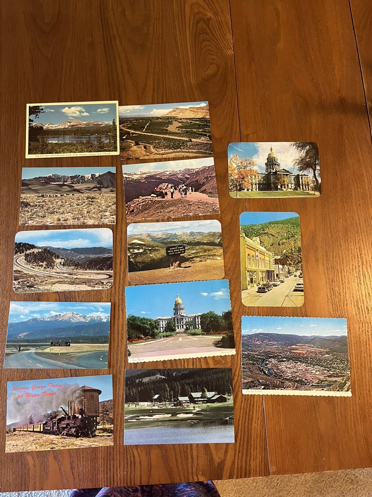 Mixed Lot Of 13 Colorado Postcards Unposted