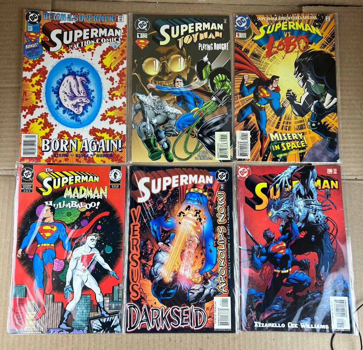 Mixed Lot of 6 DC Comics Superman 1993-2004 Comics