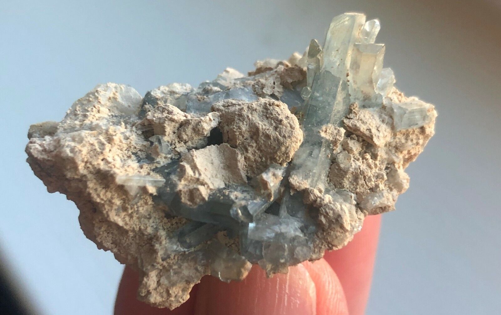 Luscious Old Stoneham, CO Matrix Blue Barite Crystals on Matrix