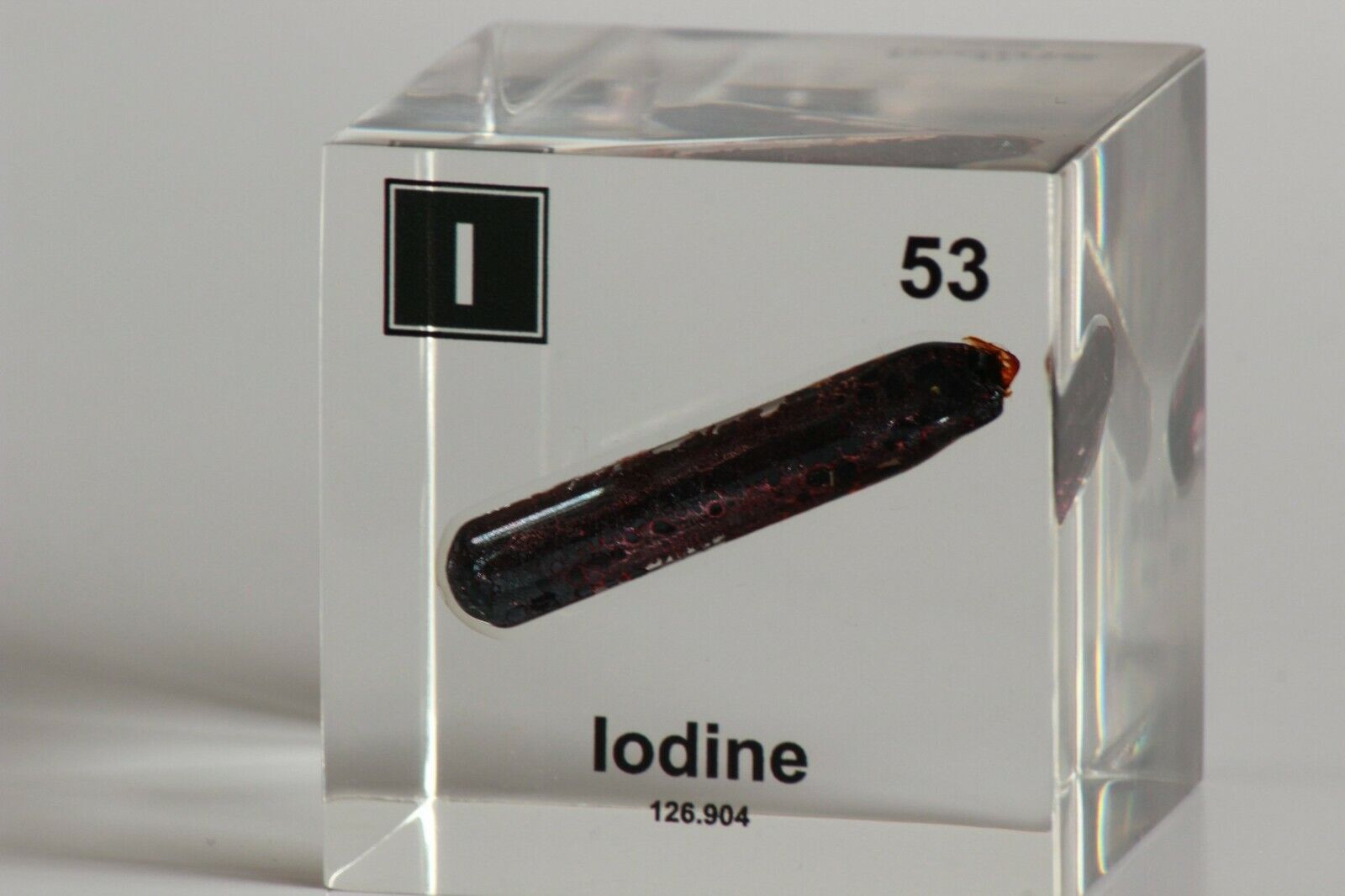 Iodine Element - Acrylic Element Cube