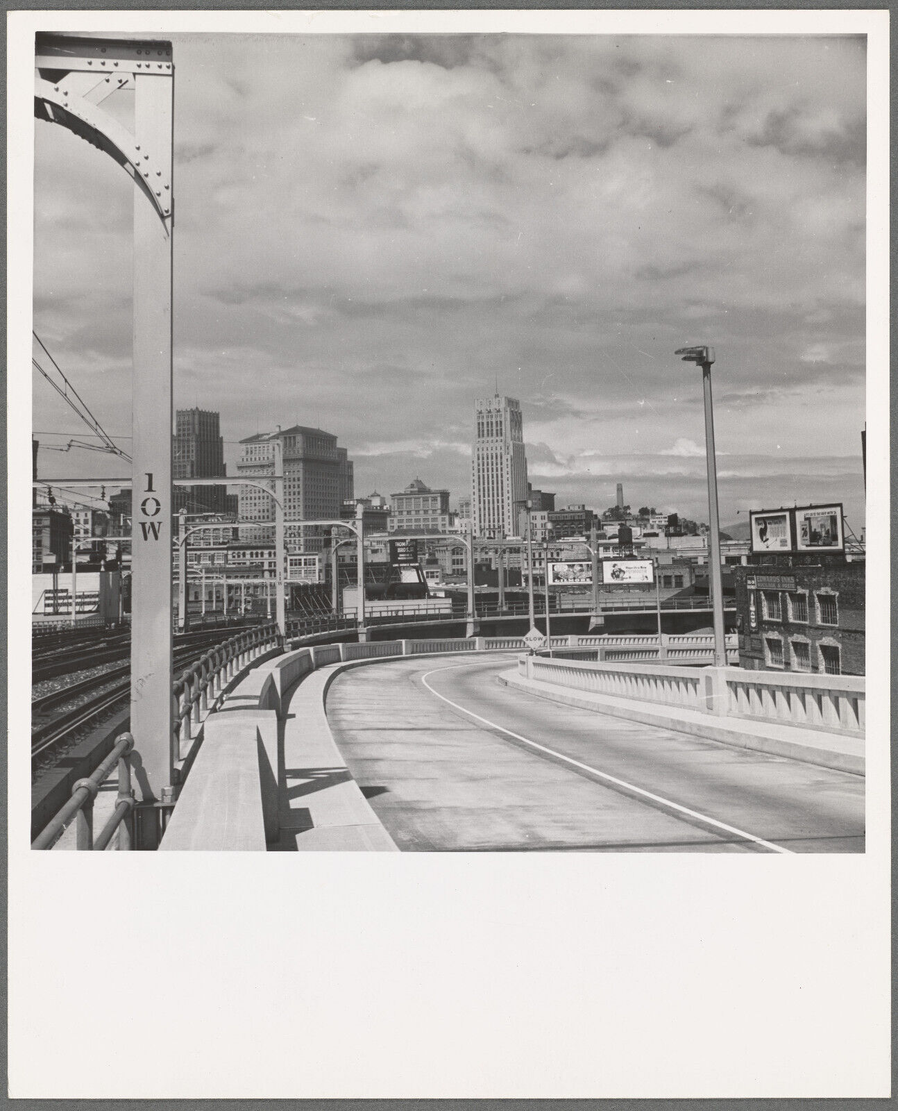 Photo, 1930\'s April. San Francisco CA Seen from the first st ramp of Bay Bridge 