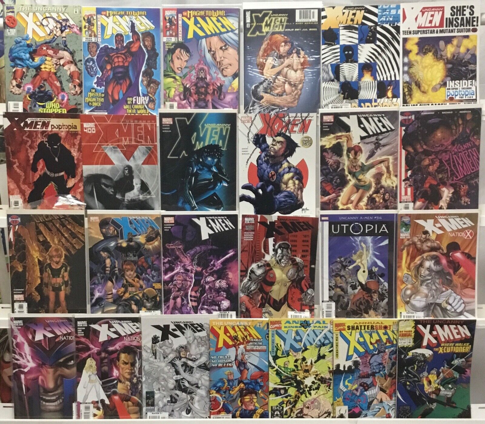 Marvel Comics - Uncanny X-Men 1st Series - Comic Book Lot of 25 Issues