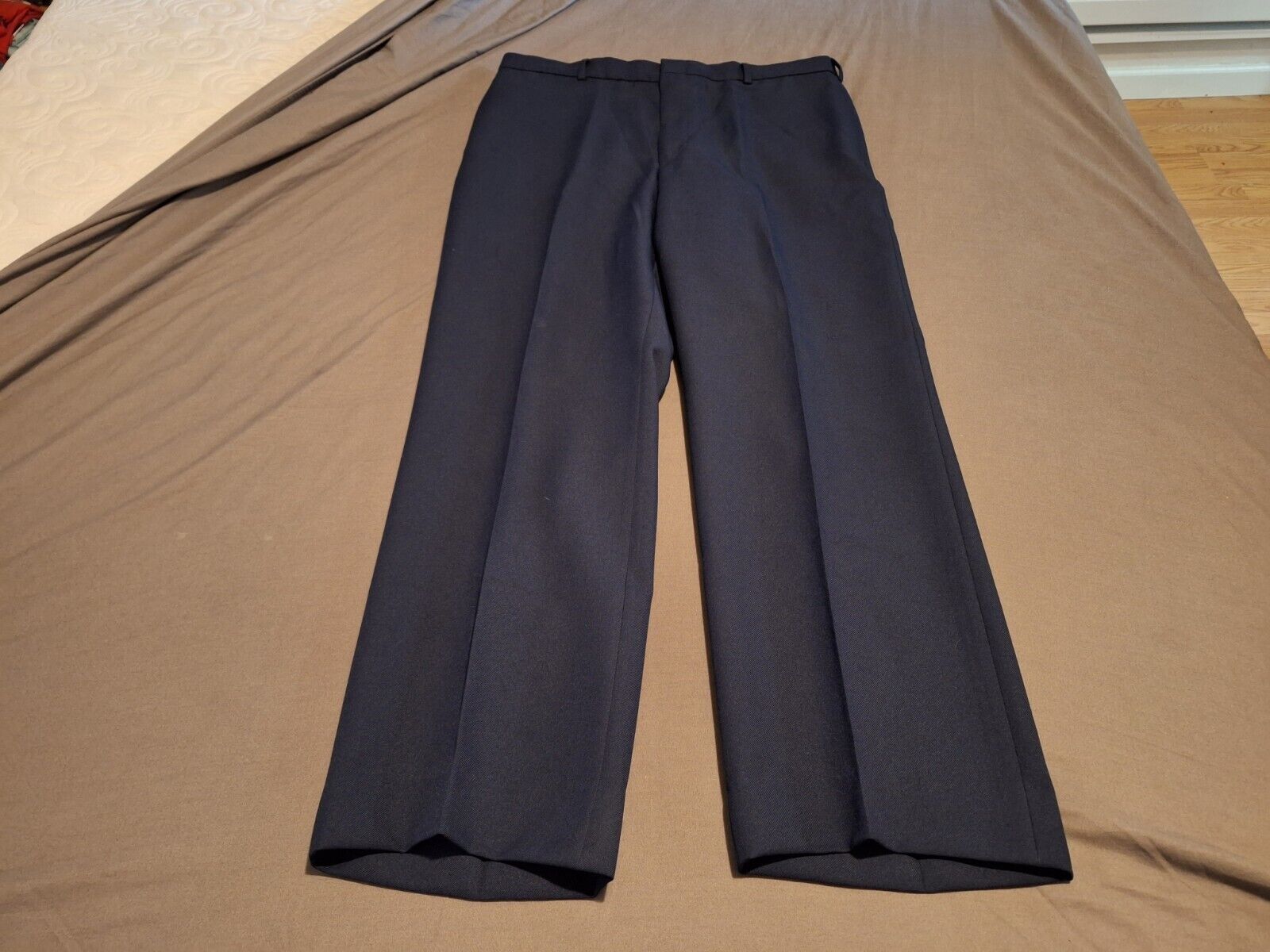 U.S. Air Force Men\'s Service Polyester AF Blue 1625 Trousers Size 36 CS Used