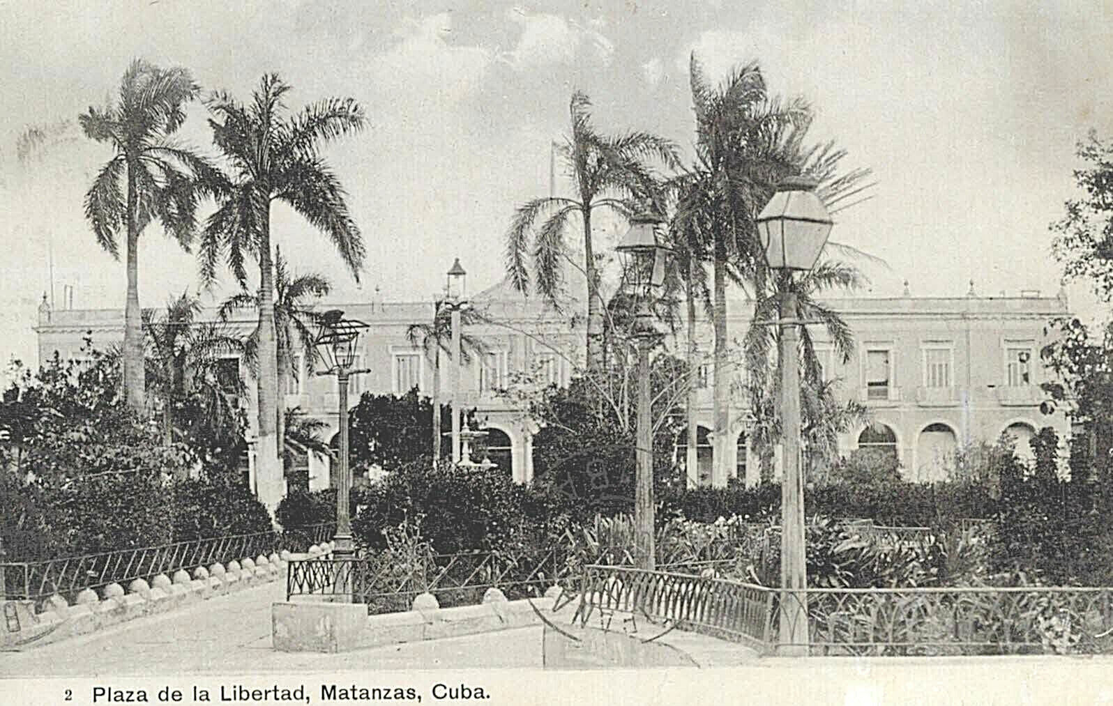 RPPC-Plaza de la Libertad, Matanzas, Cuba